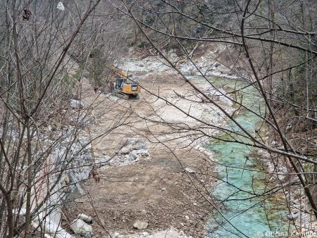 Sanacijska obnova vodotokov in hudournikov po poplavah v Kamniški Bistrici (6)